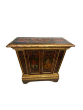Load image into Gallery viewer, Florentine Hand Painted Cabinet with Classical Figural Depictions, c. mid 1800s
