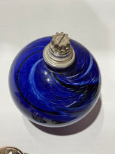 Load image into Gallery viewer, Vintage Cobalt Blue Glass Fragrance Lamp
