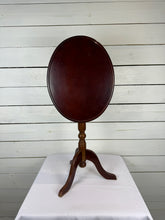 Load image into Gallery viewer, Antique Mahogany Tilt Top Table
