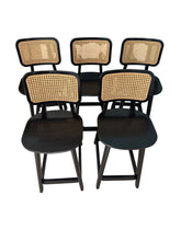 Load image into Gallery viewer, Cane Domino Counter Stool by Podium - Set of 5
