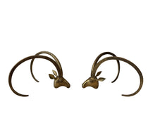 Load image into Gallery viewer, Vintage Brass Ibex or Rams Head Coffee Table Bases, c. 1960s
