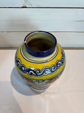 Load image into Gallery viewer, Vintage Hand Painted Mexican Talavera Lidded Ginger Jars
