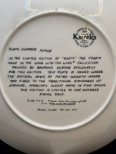 Load image into Gallery viewer, Vintage Gone with the Wind Commemorative Plates - Limited Edition by Edwin M. Knowles Fine China with Certificate of Authenticity (COA) - Sold Individually
