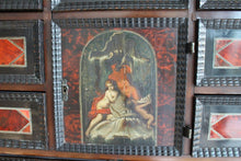 Load image into Gallery viewer, Antique 17th Century Dutch Travelling Chest made in the Netherlands in c. 1680 with 18th Cent Chinoiseries Stand c. 1700s
