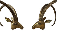 Load image into Gallery viewer, Vintage Brass Ibex or Rams Head Coffee Table Bases, c. 1960s
