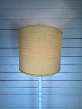 Load image into Gallery viewer, Coastal Floor Lamp with Natural Burlap Drum Shade
