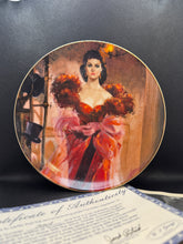 Load image into Gallery viewer, Vintage Gone with the Wind Commemorative Plates with COA - Limited Edition Golden Anniversary Series - by WS George Fine China
