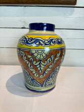 Load image into Gallery viewer, Vintage Hand Painted Mexican Talavera Lidded Ginger Jars
