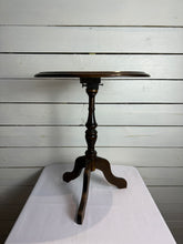 Load image into Gallery viewer, Antique Hand Painted Mahogany Tilt Top Table
