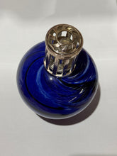 Load image into Gallery viewer, Vintage Cobalt Blue Glass Fragrance Lamp
