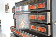 Load image into Gallery viewer, Antique 17th Century Dutch Travelling Chest made in the Netherlands in c. 1680 with 18th Cent Chinoiseries Stand c. 1700s
