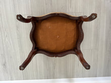 Load image into Gallery viewer, Antique Louis XV Style Bench or Footstool with Nailhead Trim
