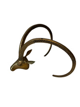Load image into Gallery viewer, Vintage Brass Ibex or Rams Head Coffee Table Bases, c. 1960s
