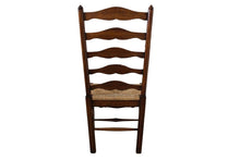 Load image into Gallery viewer, Vintage Ladderback Rush Seat Side Chairs Set of 6

