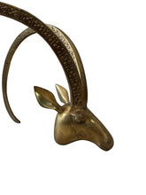 Load image into Gallery viewer, Vintage Brass Ibex or Rams Head Coffee Table Bases, c. 1960s
