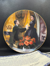 Load image into Gallery viewer, Vintage Gone with the Wind Commemorative Plates with COA - Limited Edition Golden Anniversary Series - by WS George Fine China
