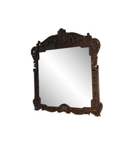 Load image into Gallery viewer, Vintage Carved Mahogany Mirror - Mid to late 20th Century
