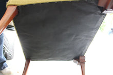 Load image into Gallery viewer, Vintage Queen Anne Style Chenille Wingback Chairs - set of 2
