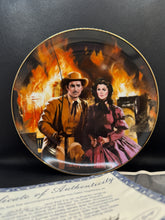 Load image into Gallery viewer, Vintage Gone with the Wind Commemorative Plates with COA - Limited Edition Golden Anniversary Series - by WS George Fine China
