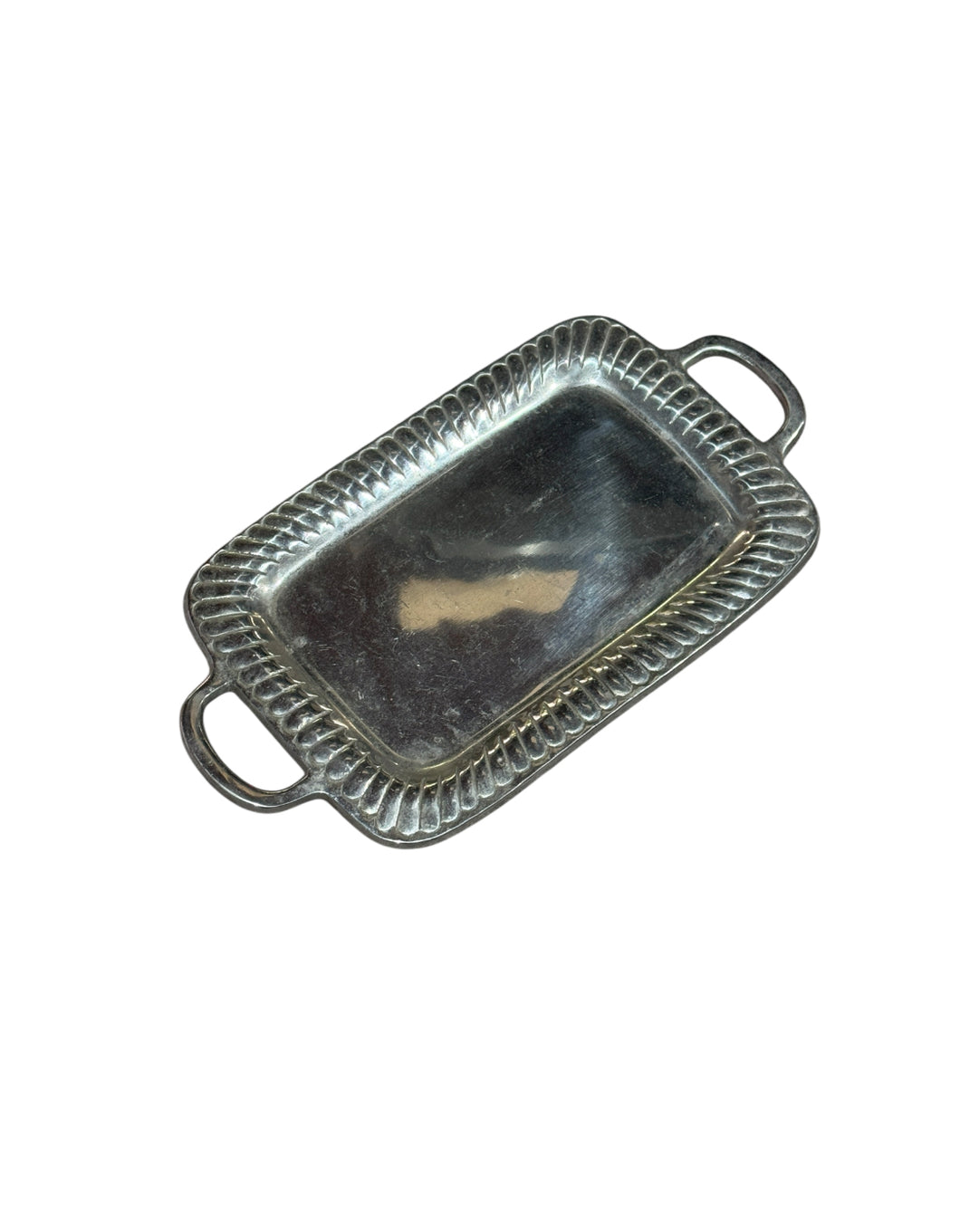 Small Vintage Pewter Tray