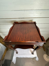 Load image into Gallery viewer, Chippendale Style Gallery Top Two Tiered Claw and Ball Table
