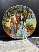 Load image into Gallery viewer, Vintage Gone with the Wind Commemorative Plates with COA - Limited Edition Golden Anniversary Series - by WS George Fine China
