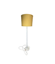 Load image into Gallery viewer, Coastal Floor Lamp with Natural Burlap Drum Shade
