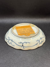 Load image into Gallery viewer, Antique Kyo Porcelain Small Decorative Plate - Camelia Design - Qing Dynasty
