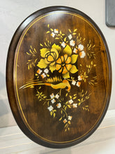 Load image into Gallery viewer, Antique Hand Painted Mahogany Tilt Top Table
