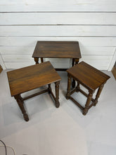 Load image into Gallery viewer, Vintage Ethan Allen Nesting Tables - Set of Three
