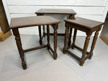 Load image into Gallery viewer, Vintage Ethan Allen Nesting Tables - Set of Three
