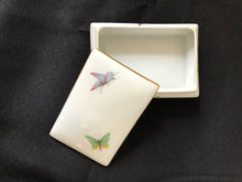 Load image into Gallery viewer, Limoges France Butterfly Collection Lidded Trinket Jewelry Box
