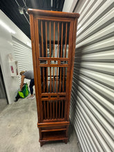 Load image into Gallery viewer, 19th Century Chinese Lattice Chicken Coop Kitchen Cupboard Cabinet or Bookcase
