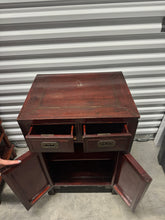 Load image into Gallery viewer, Late 19th Century Chinese Cabinet Nightstand End Table
