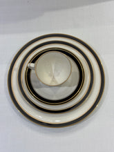 Load image into Gallery viewer, Noritake Ivory China - Model 7274 Ivory &amp; Ebony, Made in Japan - 11 Place Settings - Sold as a Set
