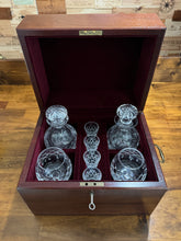 Load image into Gallery viewer, Vintage Cartier Tudor Crystal Decanter Set
