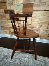 Load image into Gallery viewer, Mid Century Captain&#39;s Chair, Pub or Saloon Style Chair
