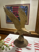 Load image into Gallery viewer, Vintage Brass Eagle in Flight Figurine
