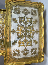 Load image into Gallery viewer, Vintage 1950s Florentine Gold Nesting Tables - Set of Three
