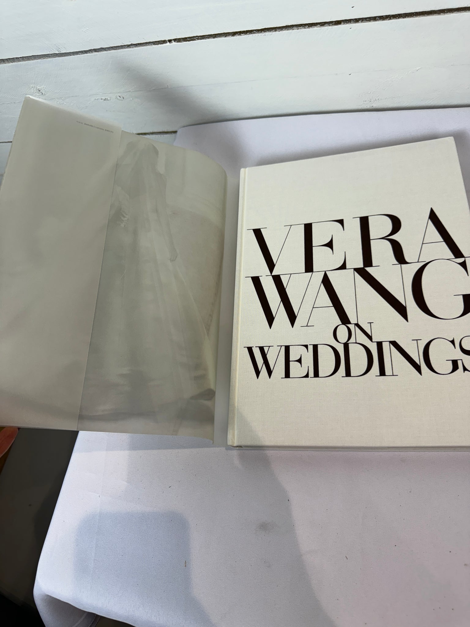 Signed! Vera 2024 Wang On Weddings Large Hardcover First Edition