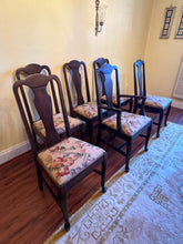 Load image into Gallery viewer, Mahogany Queen Anne Dining Table with 6 Chairs
