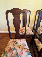 Load image into Gallery viewer, Mahogany Queen Anne Dining Table with 6 Chairs
