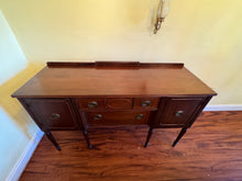 Load image into Gallery viewer, Hepplewhite Style 20th Century Reproduction Mahogany Server, Buffet, Sideboard, Credenza
