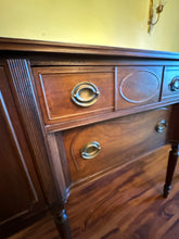 Load image into Gallery viewer, Hepplewhite Style 20th Century Reproduction Mahogany Server, Buffet, Sideboard, Credenza
