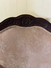 Load image into Gallery viewer, Antique Louis XV Style Carved Walnut Upholstered Accent Chair
