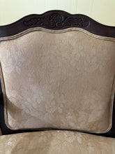 Load image into Gallery viewer, Antique Louis XV Style Carved Walnut Upholstered Accent Chair
