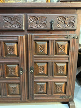 Load image into Gallery viewer, Antique Spanish Cedar Cabinet - Large Sideboard, Credenza
