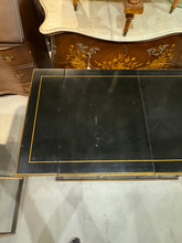 Load image into Gallery viewer, Drexel Et Cetera Collection Black Lacquer Chinoiserie Buffet Server with Flip Top
