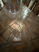 Load image into Gallery viewer, Marge Carson Vouvray Dining Table with 12 Chairs and 3 Leaf Extensions
