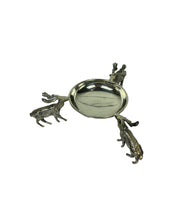 Load image into Gallery viewer, Vintage Pewter Reindeer Sauce Bowl
